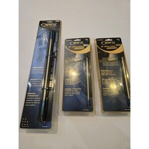 Lot Of 3 Vintage Optx Neons One 12" And Two 6" Blue